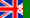 UK and Ireland mixed Flag