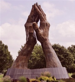 ORU praying hands
